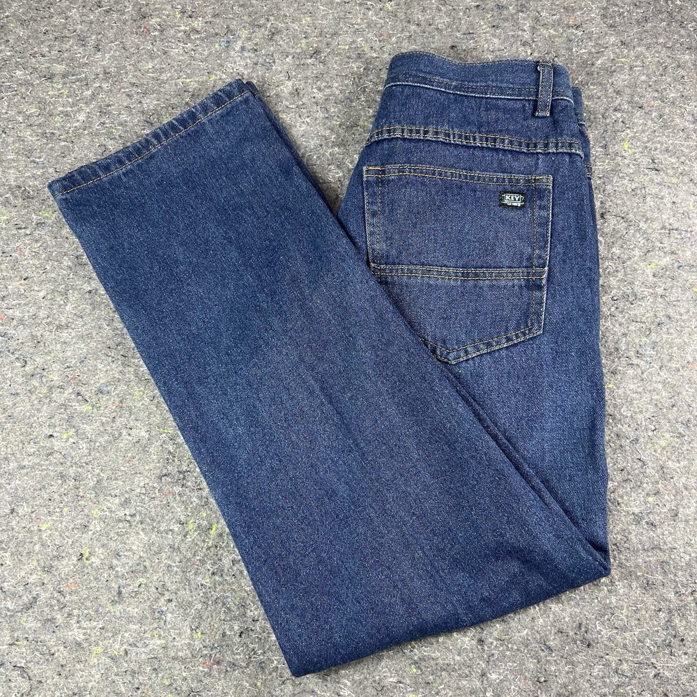 KEY Performance Comfort 5-Pocket Men's Jeans 30x32 Dark Blue Denim